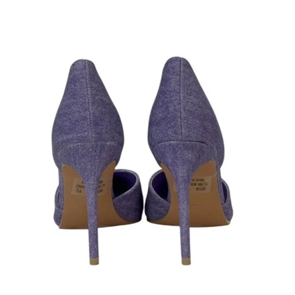 KAYLEEN / Net-26 / Purple / Rhinestone / Pointed-Toe High Heels / Elegant Formal - Picture 4 of 7
